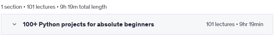 Course topics · Python Programming 100 Best Coding Practices | Master Python 2023-11