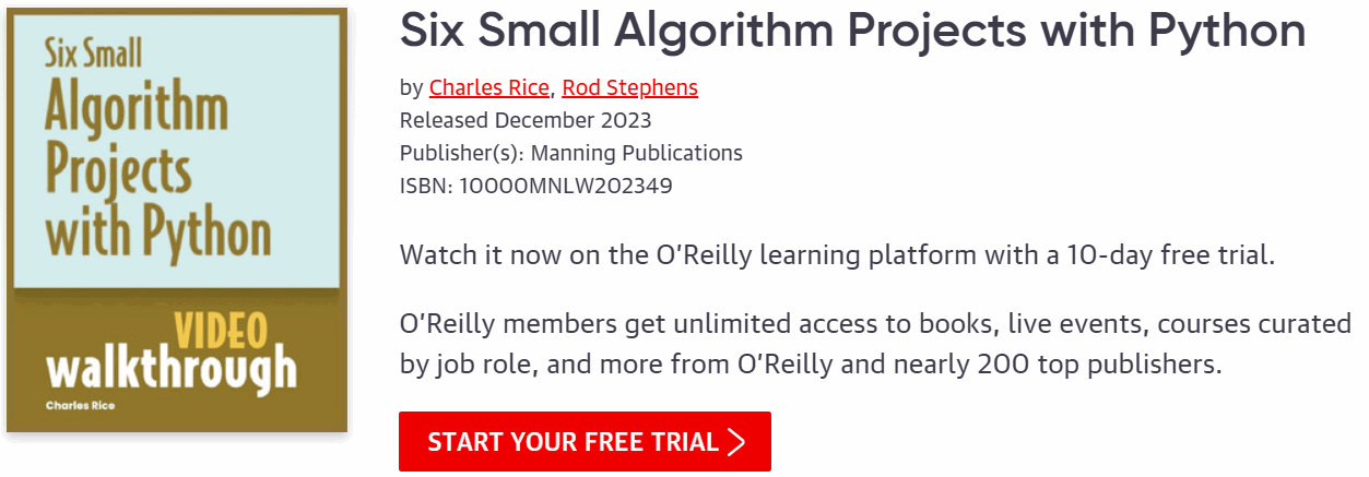 Pictures · Oreilly — Six Small Algorithm Projects with Python 2023-12