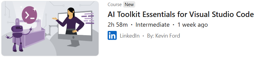 Pictures · LinkedIn — AI Toolkit Essentials for Visual Studio Code 2025-8