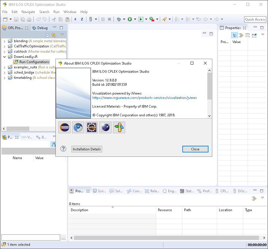Pictures · IBM ILOG CPLEX Optimization Studio 22.1.0 x64/ Enterprise Server 12.10.0 Linux