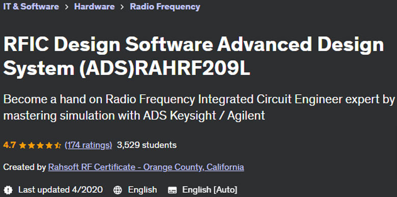 Pictures · Udemy — RFIC Design Software Advanced Design System (ADS)RAHRF209L 2021-12