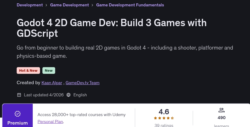 Bilder · Götter 4 2D-Spiel Dev: Build 3 Spiele mit GDScript 2026-4