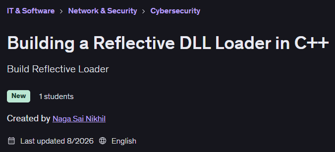 Pictures · Building a Reflective DLL Loader in C++ 2026-8