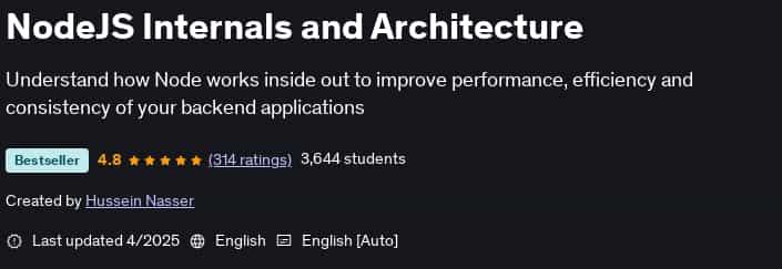 Pictures · NodeJS Internals and Architecture 2025-4