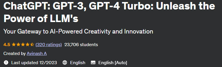 Pictures · ChatGPT: GPT-3, GPT-4 Turbo: Unleash the Power of LLM’s 2023-6