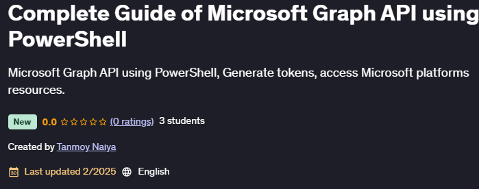 Изображения · Полное руководство по Microsoft Graph API Использование PowerShell 2025-2