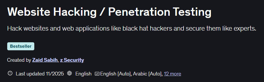 Imágenes · Sitio web Hacking/Test de penetración 2025-11