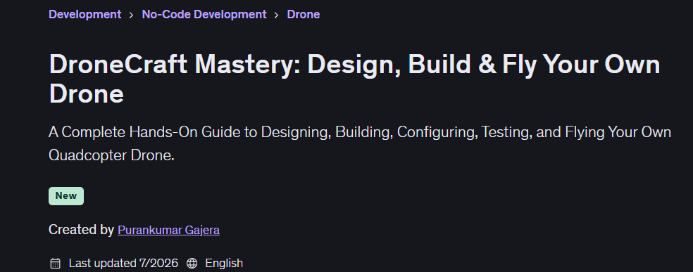 चित्र · DroneCraft मास्टर: डिजाइन, निर्माण और अपने स्वयं के ड्रोन उड़ान 2026-6