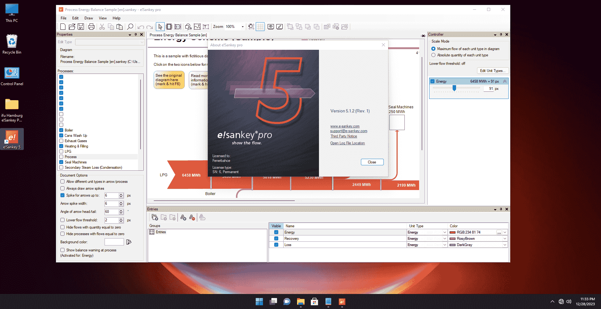 Pictures · ifu e!Sankey Pro 5.1.2.1 x64