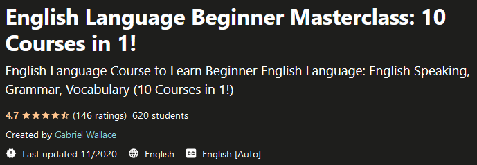 Pictures · Udemy — English Language Beginner Masterclass: 10 Courses in 1! 2020-10