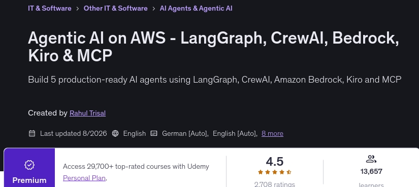 Imágenes · IA agéntica En AWS – LangGraph, CrewAI, Bedrock, Kiro y MCP 2026-8