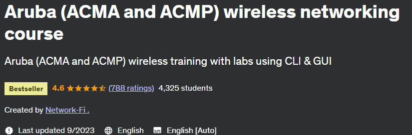 Pictures · Udemy — Aruba (ACMA and ACMP) wireless networking course 2021-8
