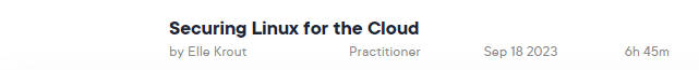 Pictures · Securing Linux for the Cloud 2023-5