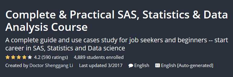 Pictures · Udemy — Complete & Practical SAS, Statistics & Data Analysis Course 2017-3