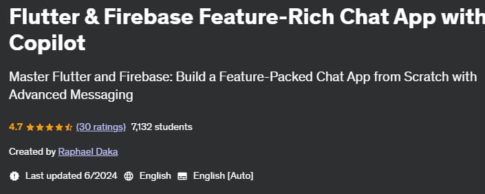 Pictures · Udemy — Flutter & Firebase Feature-Rich Chat App with Copilot 2024-2