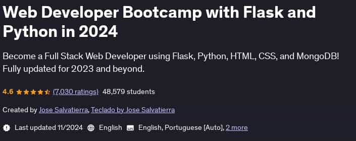 Pictures · Web Developer Bootcamp with Flask and Python in 2024 2024-11