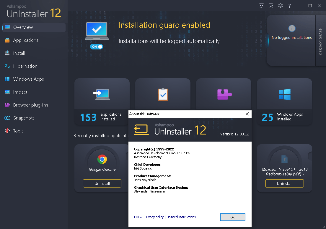Pictures · Ashampoo UnInstaller 16.00.01