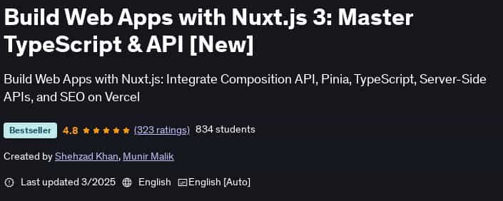 Pictures · Udemy — Build Web Apps with Nuxt.js 3: Master TypeScript & API [New] 2025-3