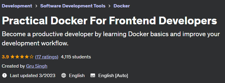 Pictures · Udemy — Practical Docker For Frontend Developers 2023-3