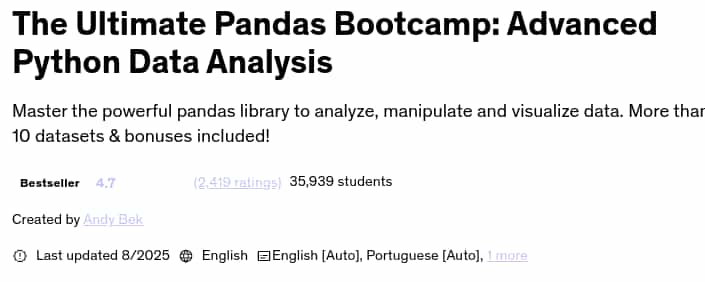Pictures · Udemy — The Ultimate Pandas Bootcamp: Advanced Python Data Analysis 2025-8
