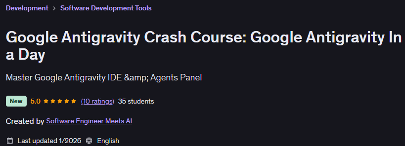 Bilder · Google Anti-Gravity Crash Course: Google Antigravity in einem Tag 2026-1