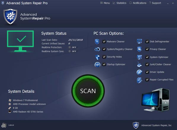 Pictures · Advanced System Repair Pro v2.0.0.8