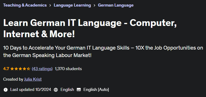 Pictures · Learn German IT Language – Computer, Internet & More! 2021-11