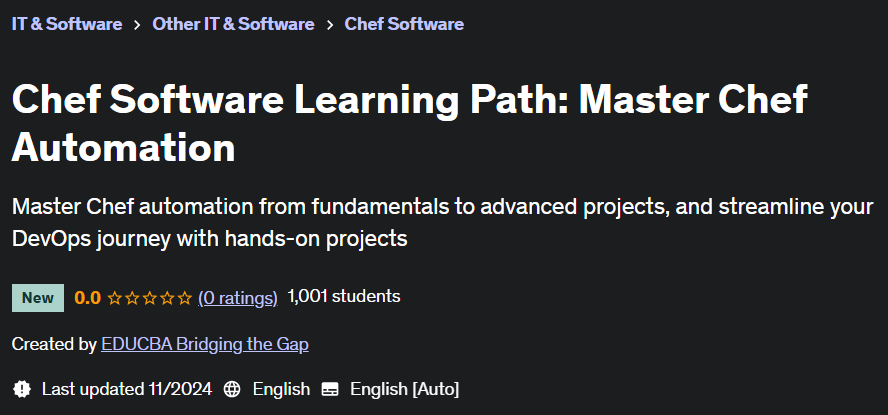 Pictures · Chef Software Learning Path: Master Chef Automation 2024-10