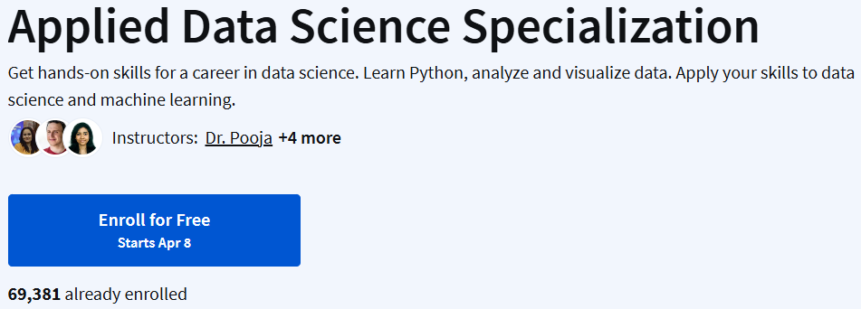 Pictures · Coursera — Applied Data Science Specialization 2024-1
