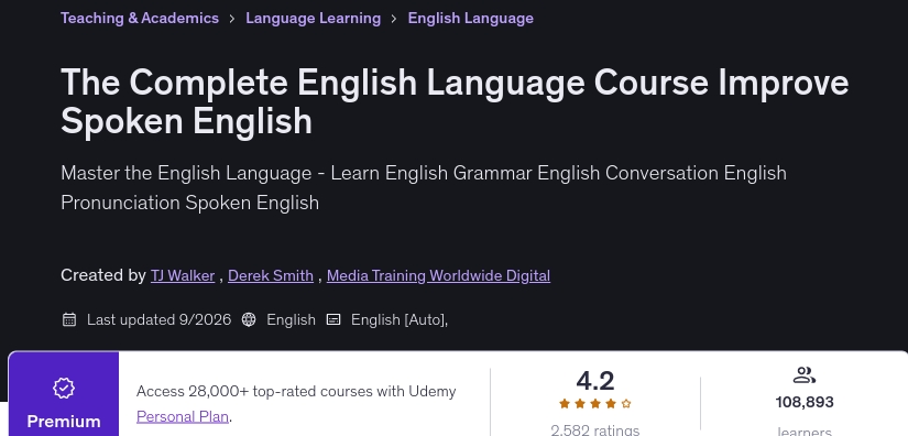 Pictures · Udemy — The Complete English Language Course Improve Spoken English 2026-9