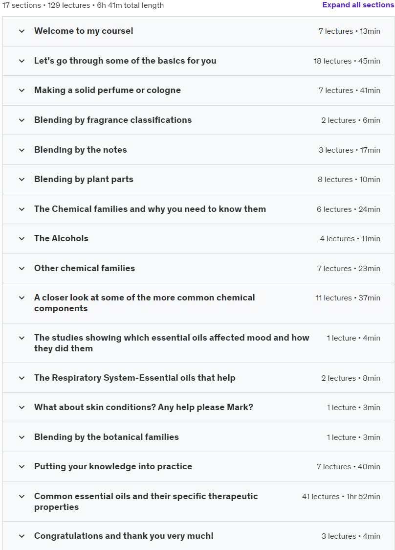 Course topics · Aromatherapy-The Ultimate Guide to Blending Essential oils 2022-11