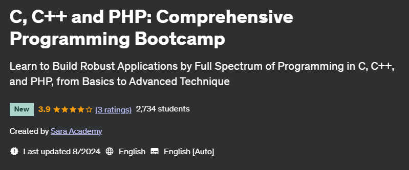 Pictures · C, C++ and PHP: Comprehensive Programming Bootcamp 2024-8