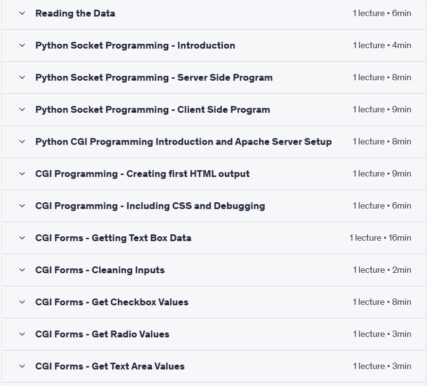 Course topics · Python Essentials: The Complete Core Language Guide 2025-2