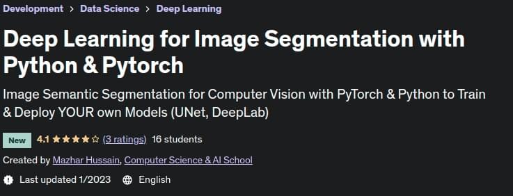 Imágenes · Aprendizaje profundo para la segmentación de imágenes con Python & PyTorch 2022-12