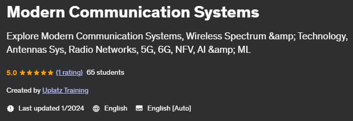 Pictures · Udemy — Modern Communication Systems 2024-1