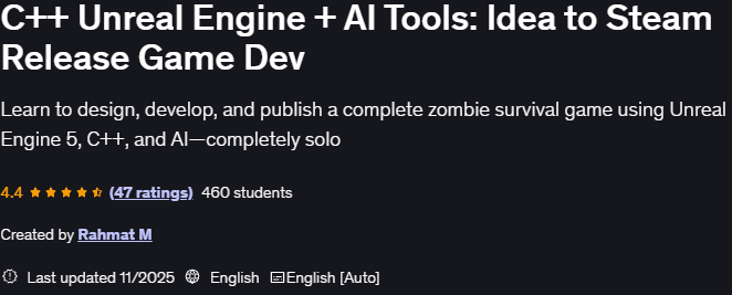 Bilder · C++ Unreal Engine + AI Werkzeuge: Idee für Steam Release Game Dev 2025-11