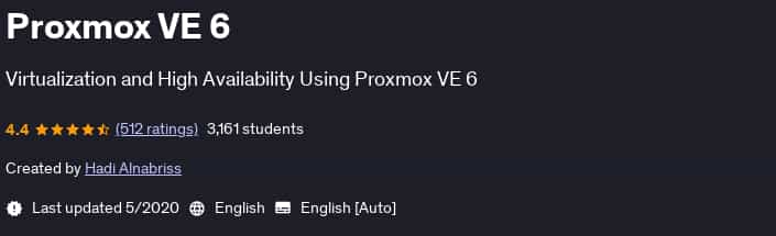 Pictures · Udemy — Proxmox VE 6 2020-5