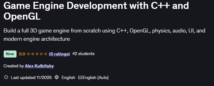 الصور · تطوير محرك الألعاب مع C++ و OpenGL 2025-11