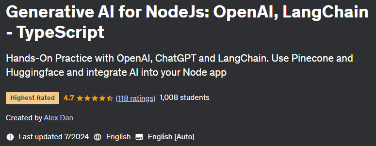 Pictures · Udemy — Generative AI for NodeJs: OpenAI, LangChain – TypeScript 2024-7