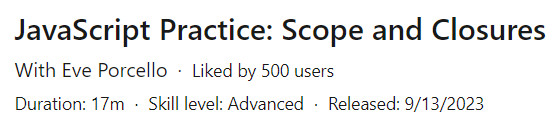 Pictures · JavaScript Practice: Scope and Closures 2023-9