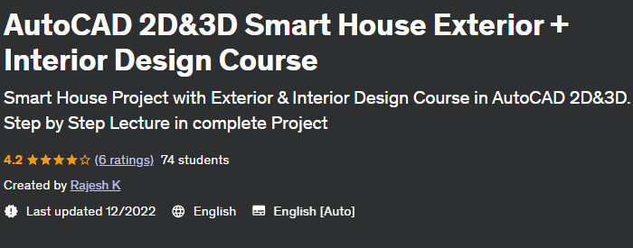 Pictures · Udemy — AutoCAD 2D&3D Smart House Exterior + Interior Design Course 2022-12