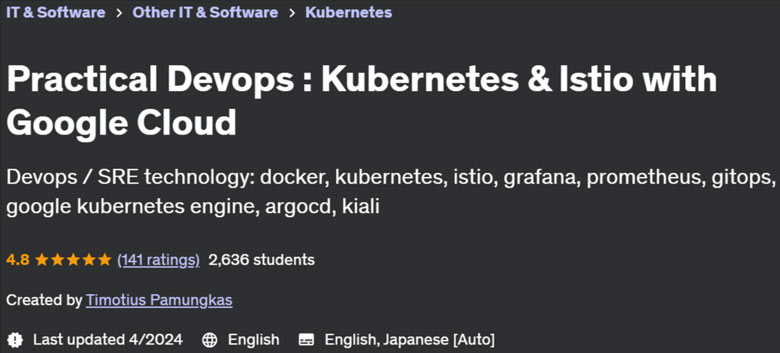 Pictures · Udemy — Practical Devops : Kubernetes & Istio with Google Cloud 2023-8