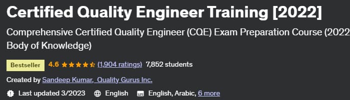 Pictures · Udemy — Certified Quality Engineer Training [2022] 2022-12