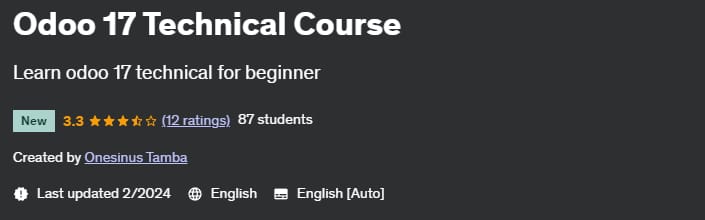 Pictures · Udemy — Odoo 17 Technical Course 2024-2