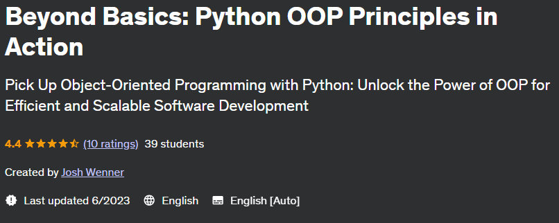 Pictures · Beyond Basics: Python OOP Principles in Action 2023-6