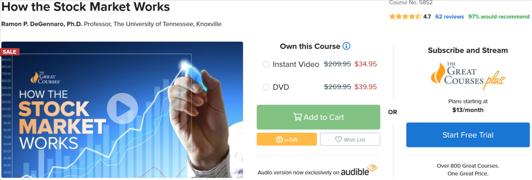 Pictures · The Great Courses — How the Stock Market Works 2020-3