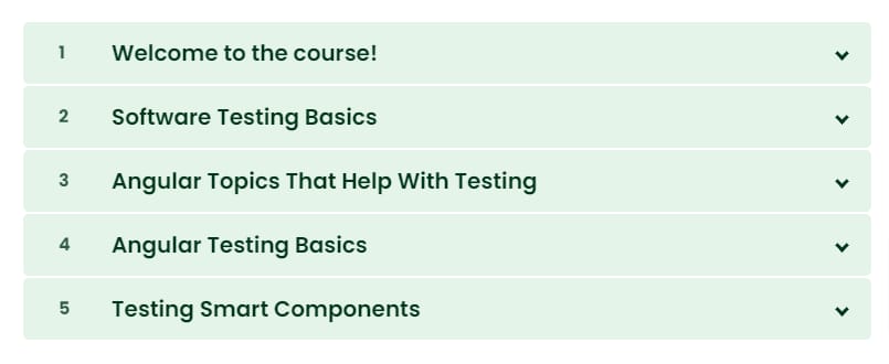 Course topics · Decoded Frontend – Conscious Angular Testing 2023-12