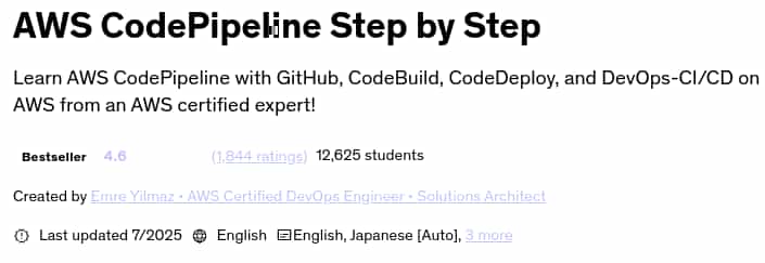 Pictures · Udemy — AWS CodePipeline Step by Step 2025-7