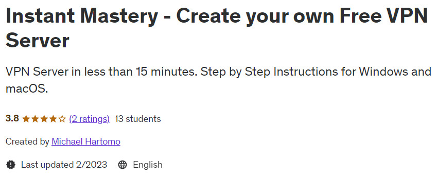 Pictures · Udemy — Instant Mastery – Create your own Free VPN Server 2023-2