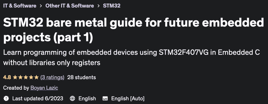 이미지 · STM32 미래의 내장된 프로젝트에 대한 단단한 금속 가이드 (부분) 1) 2023-2
